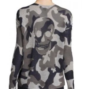 Skull Cashmere Camo Sweater